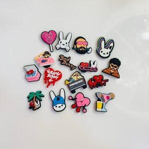 16 Bad Bunny Croc Charms